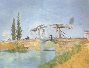 Vincent Van Gogh The Langlois Bridge at Arles (nn04) Sweden oil painting artist